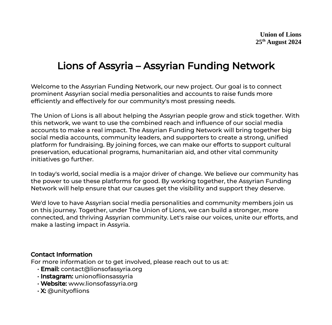 unionoflions's tweet photo. Join the Union of Lions. https://t.co/7wEyYXkvG2