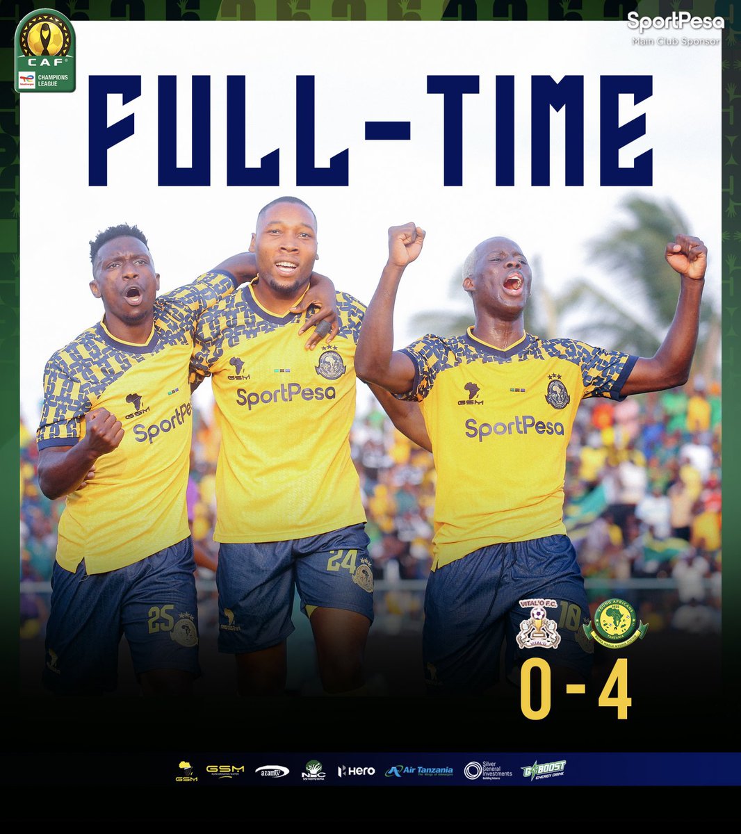 Dr_Matogoro's tweet image. Kwa mechi mbili @YoungAfricansSC wameshinda kwa jumla ya magoli 10 na wamejipatia shilingi 50,000,000/- zinazotokana na motisha ya #GoliLaMama.

Biashara ni asubuhi, jioni ni kufunga mahesabu! Nasikia Mtani @SimbaSCTanzania naye nasikia amempiga mtu #MKONO!