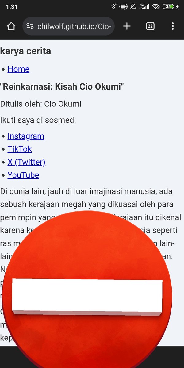 chil_wolf's tweet photo. Yoh website chil wolf tampilan baru dan fitur baru.

Ada cerita nih kalo penasaran bisa kunjungi ke website nya kok
https://t.co/i7wm87ha8K

Yg punya cerita menarik boleh kok di sumbangkan ke website chil wolf https://t.co/n3VwayfC2i