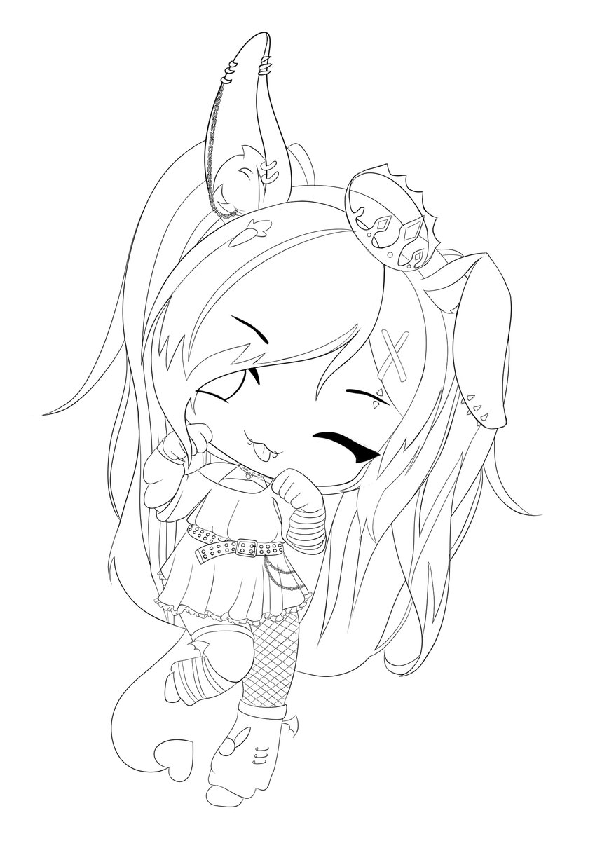 Holorystal's tweet photo. The line art is complete!! next step is the color hehe
base: @/NekoRina_Art
Vtuber: @/VTuberMinaBun
#minart #wipart https://t.co/qIX4weNpiH