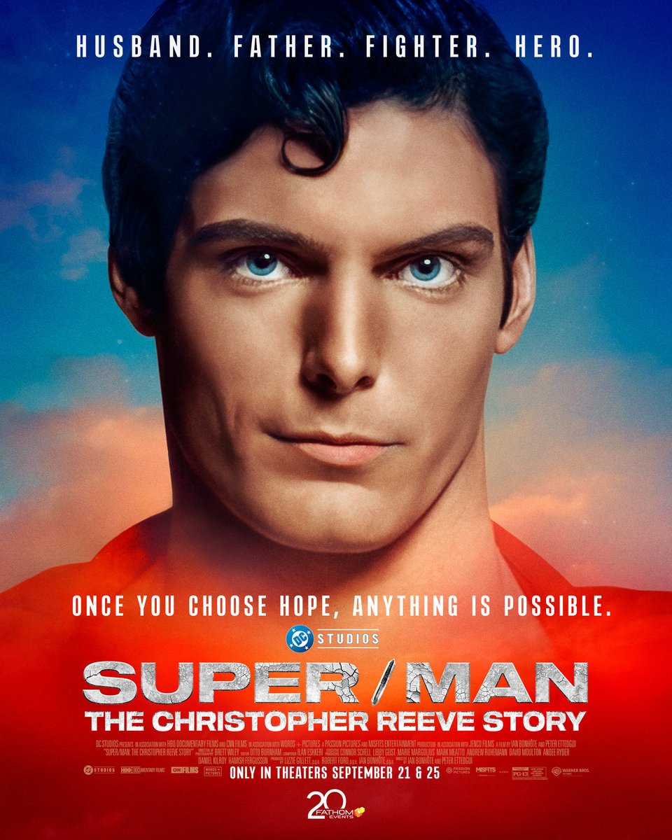 Today the poster. Tomorrow the trailer. Always the super/hero.