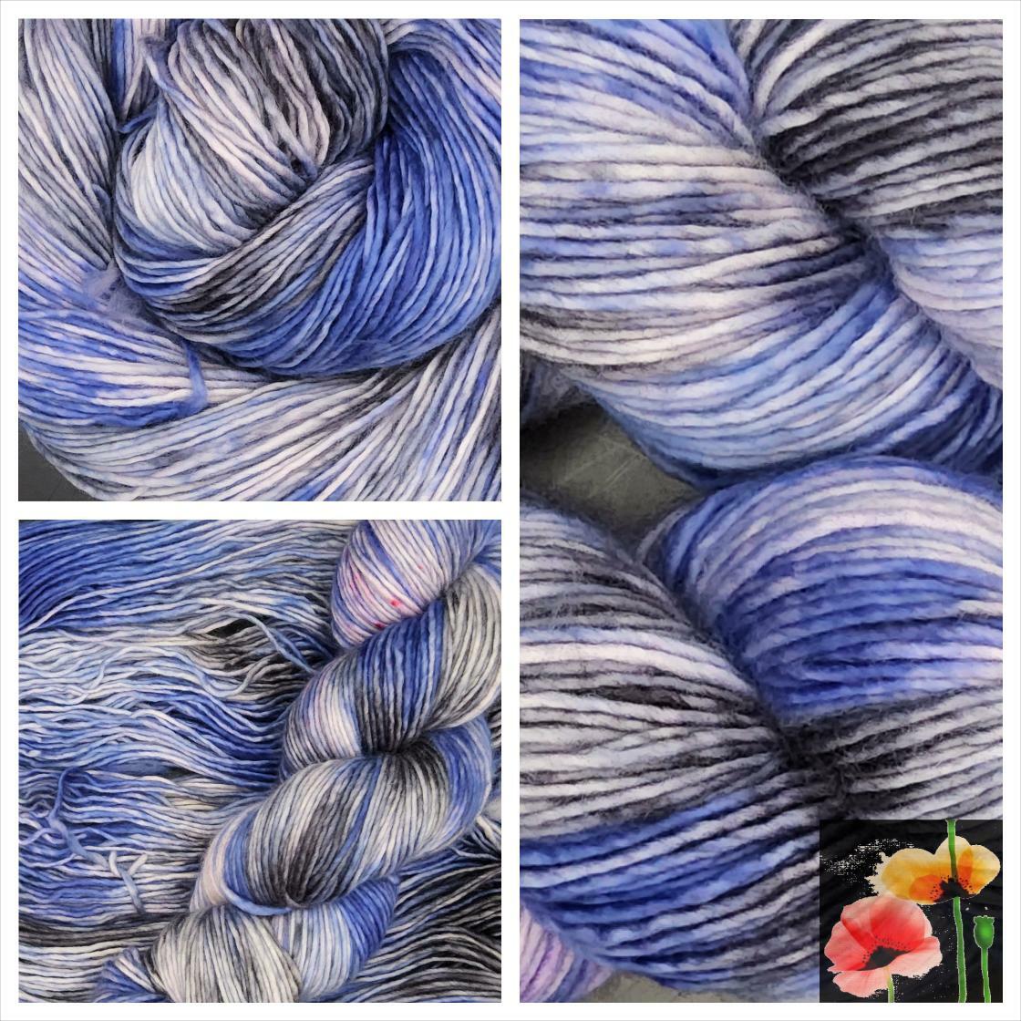 Limited offer! This awesome Hand Dyed Yarn - Antique Treasures - Single Ply Fine Superwash Merino DK for $24.00.. 
wildpoppyyarns.etsy.com/listing/164751…
#PeriwinkleColorway #PurpleAndGrayYarn