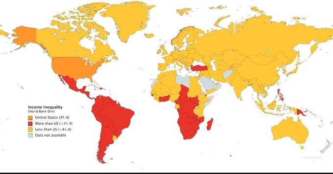 Türkiye gelir dağılımı adaletsizliğinin en yüksek olduğu ülkeler arasında.