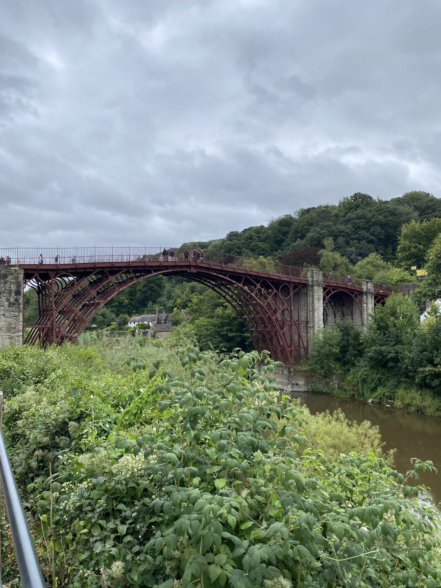 Ironbridge today. Deindustrialised but impressive