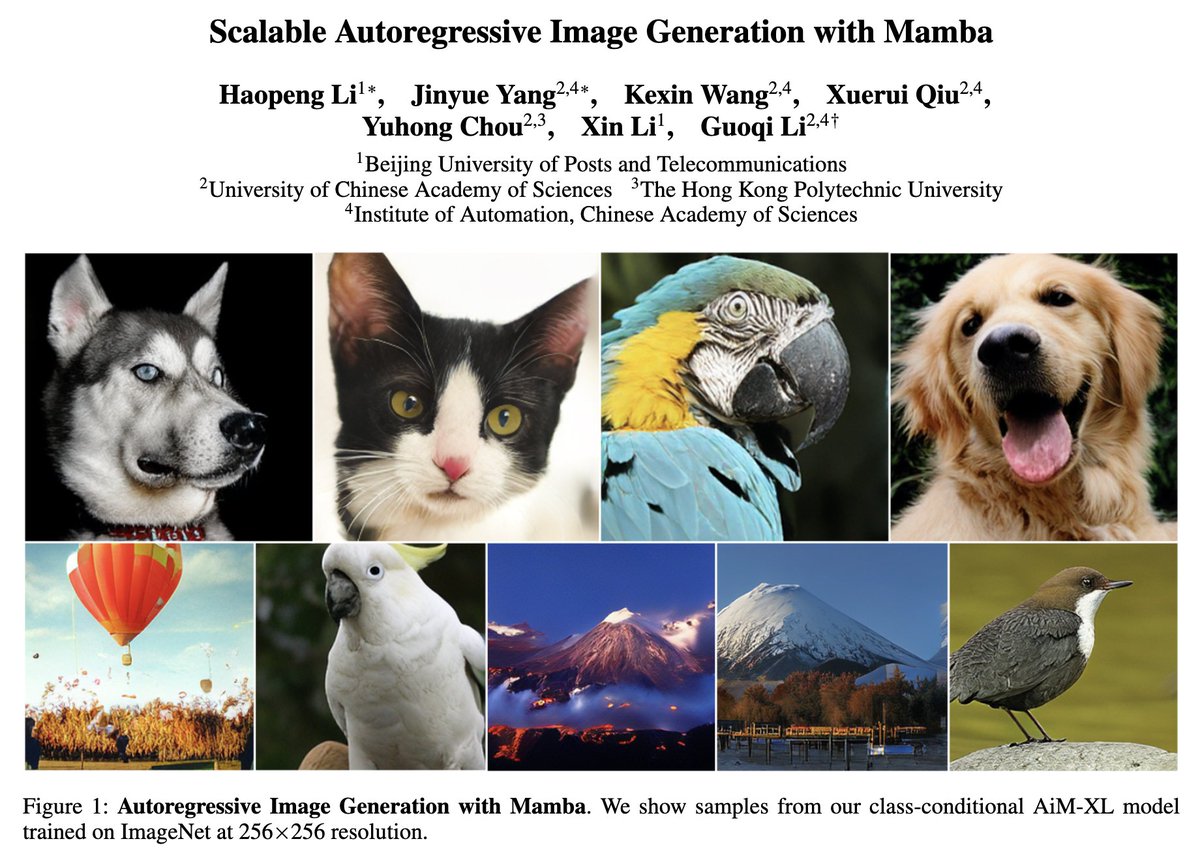 UdariMadhu's tweet image. Generating images autoregressively using the Mamba model! 🐍

Interesting to see that the native Mamba model leads to a mirror effect in images, making explicit positional embeddings necessary.

arxiv.org/abs/2408.12245

#GenAI #MambaModel