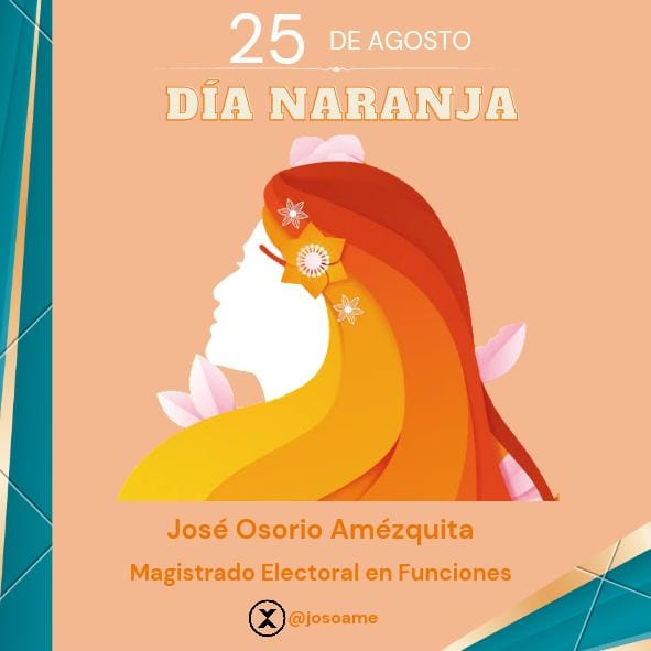 #DiaNaranja 

 ¡BASTA! De toda violencia contra las mujeres, niñas y adolescentes, hagamos un compromiso todas, todos y todes para erradicarla.🧡

#Nomásodio
#Nomásviolencia
#Nomásabuso