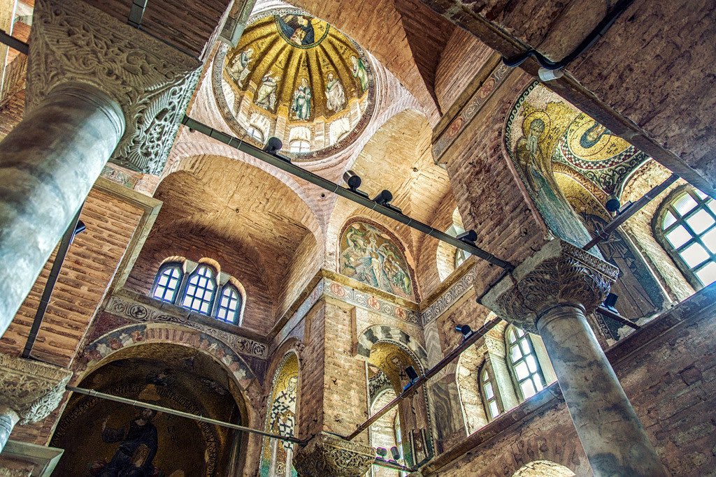 The interior of the Pammakaristos church, today known in Istanbul as Fethiye Camii. 

After the fall of Constantinople it eventually became the Patriarchal church in Constantinople for over a century until 1587 when it was confiscated by the Ottomans and converted to a mosque.