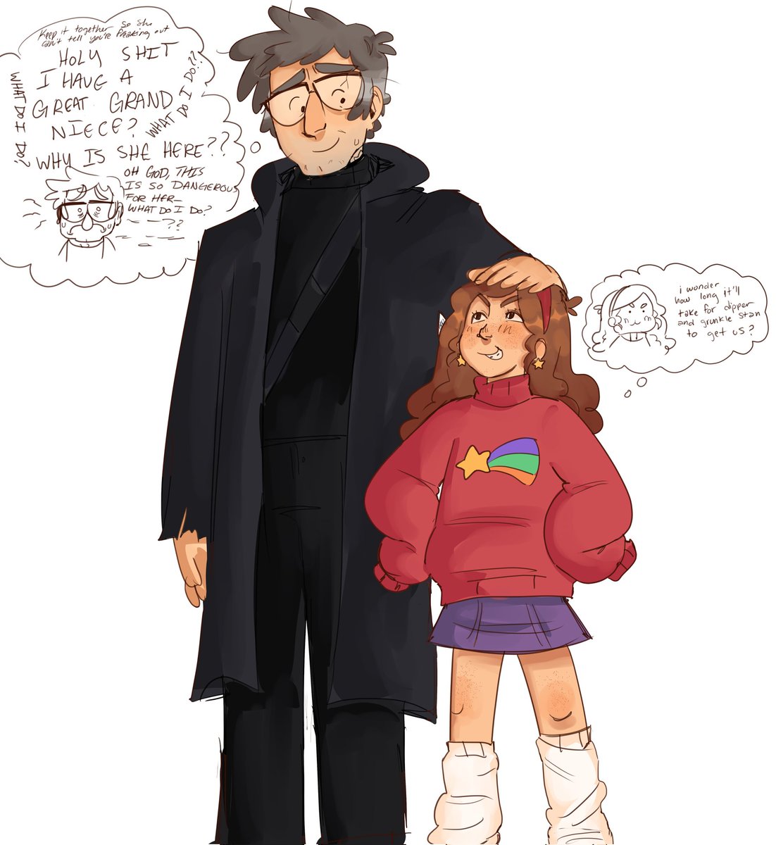 baoscii's tweet image. #GravityFalls #driftingstarsau