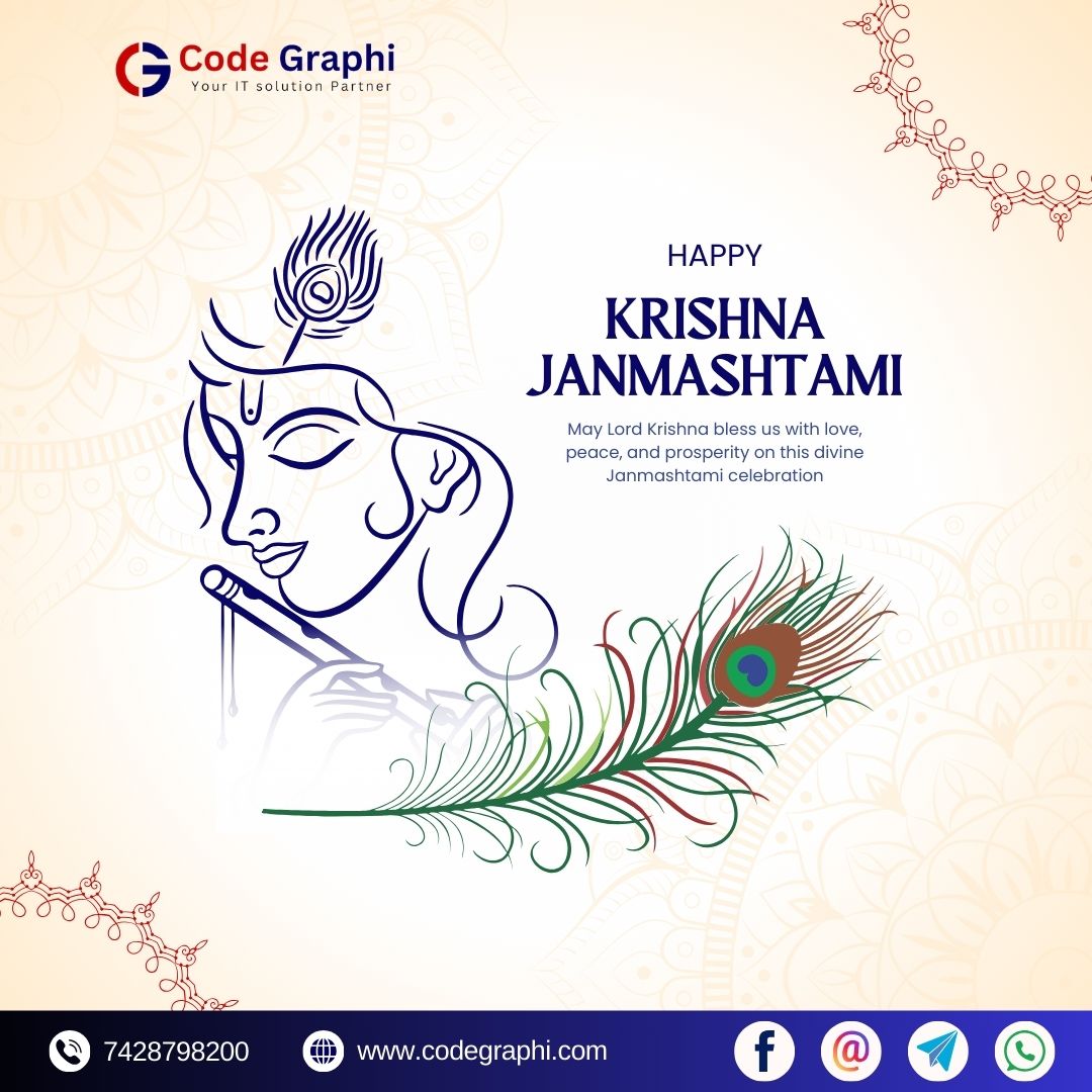 codegraphitech's tweet photo. #KrishnaJanmashtami https://t.co/Q0iERp3fiw