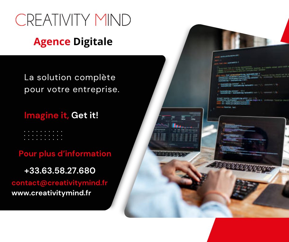 Un site web vous permet de centraliser vos efforts de marketing et de vous approprier les données que vous obtenez afin d'améliorer vos stratégies et de vendre plus. Consultez notre site web💻. Maximisez votre portée auprès des bonnes personnes 🤩.
#DigitalMarketing #WebDesign