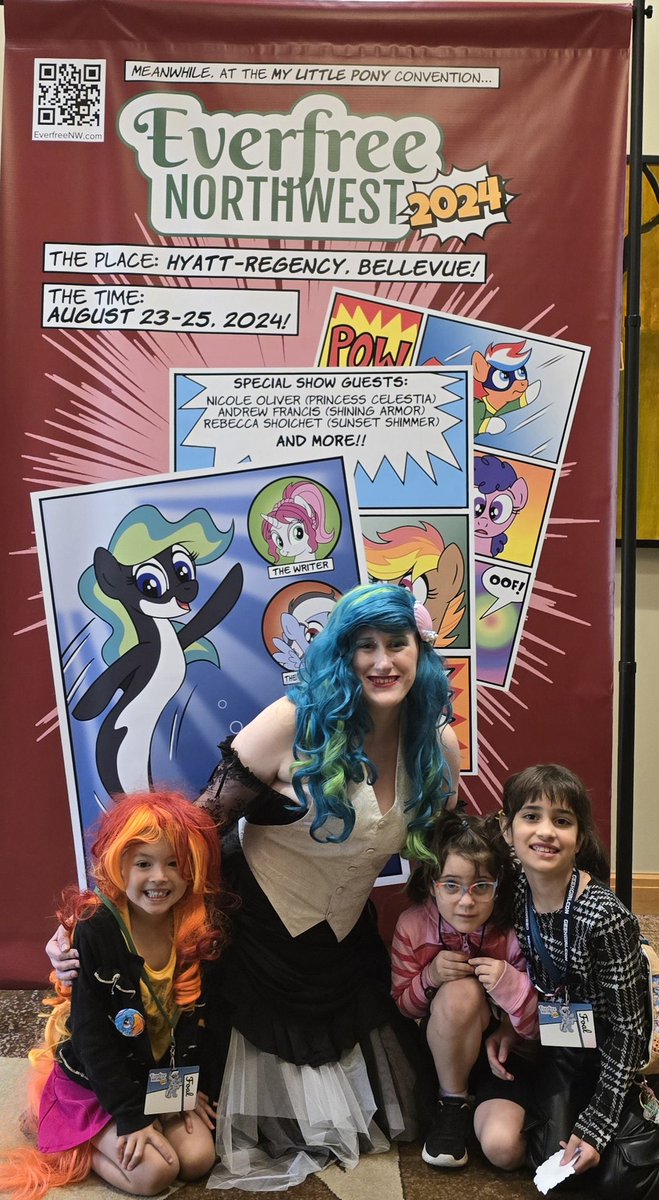 We love to see our wonderful foal attendees!! <3 you guys are all so cute!!! #EFNW2024 <a href="/EverfreeNW/">Everfree Northwest</a>