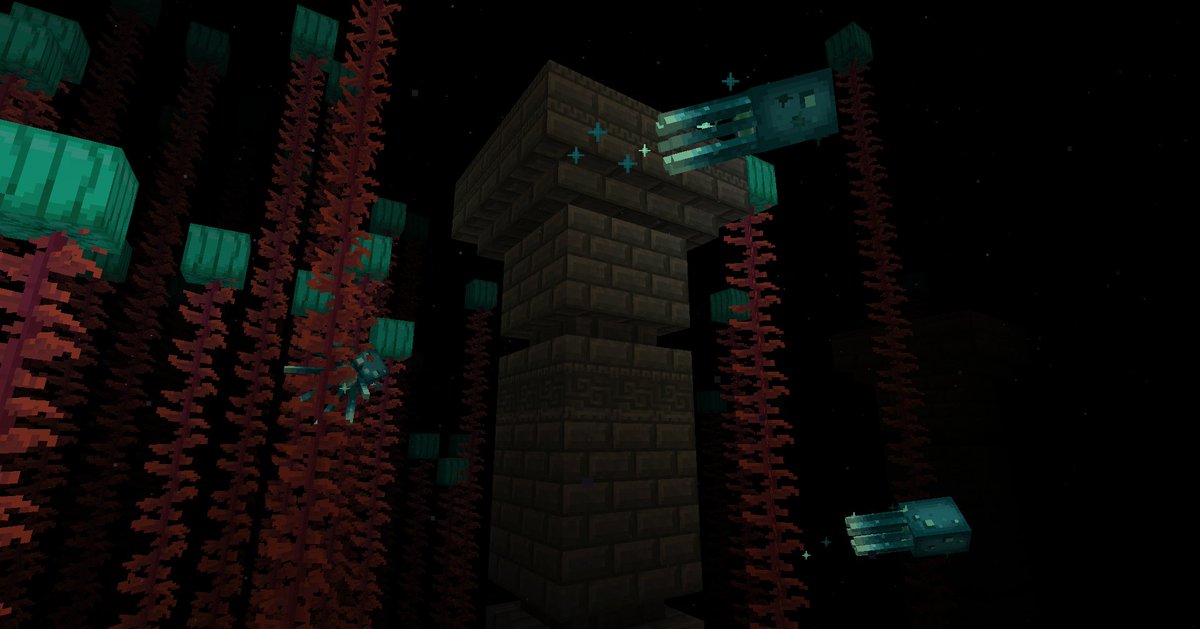 CloudOuter's tweet photo. Me and my friends are working on a #Minecraft mod. The Trench Ruins contain archeology sites with secrets to uncover! https://t.co/M5RVUl5djb