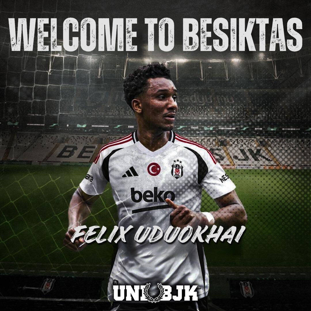 unibjkcom's tweet photo. BEŞİKTAŞIMIZA HOŞGELDİN FELIX UDUOKHAI! 🦅

#UNIBJK https://t.co/88Uh9tedkO