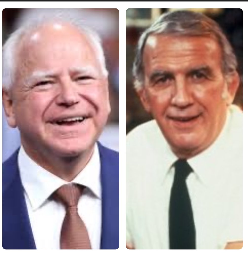 loop_it_49's tweet photo. Separated at birth?  Gov Walz and Coach from Chaeers https://t.co/0a80Cbs82M