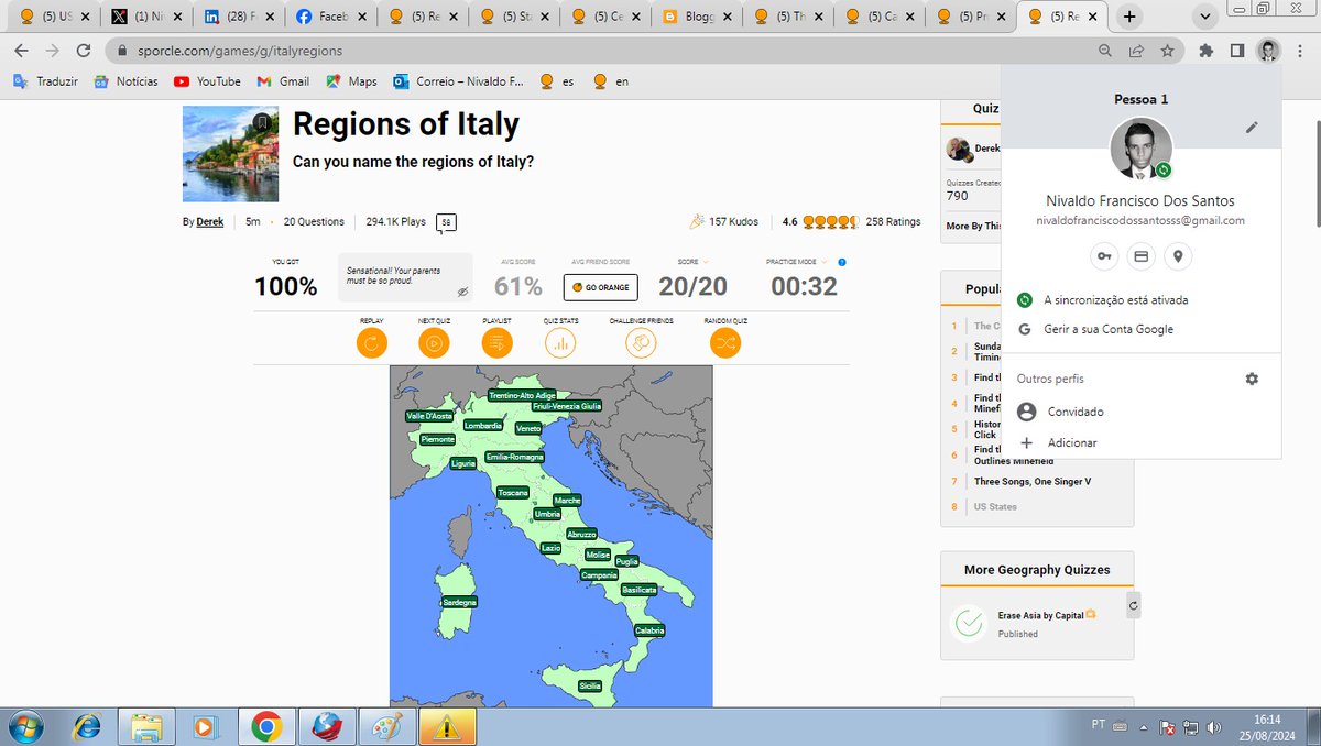 Nivimgss's tweet image. I&apos;ve typed all 20 Regions of Italy in 32 seconds. Eu digitei o nome de 20 Regiões da Itália em 32 segundos digitando Manualmente através do Teclado do Computador. #MindTeleport #BodyTeleport #LightYearsSpeedThinkingThoughts #Flashback #StaticEnergy #HadronCollider