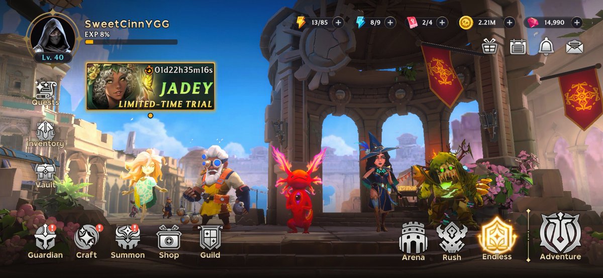 Sweet_Cinn's tweet photo. I just completed the YGG GAP S6 Commander's rising quest! #YGGxGOG #YGGGAPS6 @YieldGuild @GuildOfGuardian https://t.co/UcuAzUBw5c