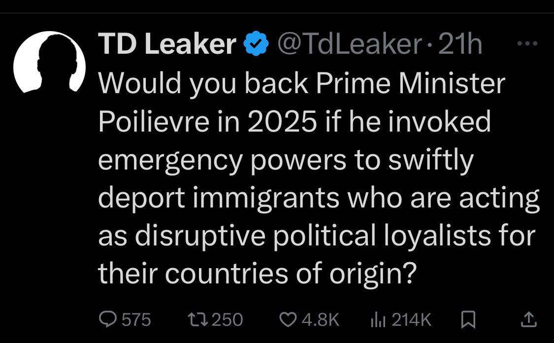 2022 Canadian “Freedom Fighters”:

“You can’t declare martial law to stop demonstrations! Protesting is a protected right.”

2024 Canadian “Freedom Fighters”: 

“We demand martial law and whatever Digital ID / Biometric Access Systems we need, so we can deport protestors!”
