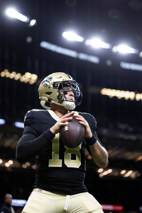 nflrums's tweet photo. #Saints Spencer Rattler has continued to impress https://t.co/KTlDgFV5PY