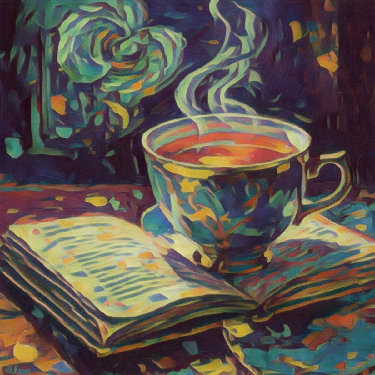 VeeViP15's tweet photo. Goodnight :))

Winding down on a Sunday...
A hot cup of tea to sooth the thoughts &amp; chaos of the week ahead... xx

#NFT #digitalart #NFTCommmunity https://t.co/U8JoXbgsTE