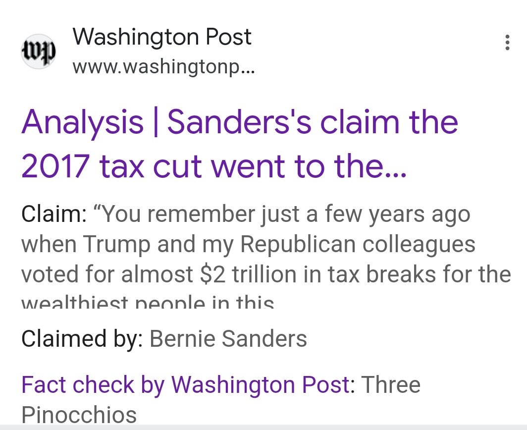 Andi_B_79's tweet photo. @EdKrassen @KamalaHarris It's been proven over and over that the wealthy paid more under Trump according to IRS reports.  It benefitted middle and low income people the most.  Quit posting misinformation.  4 Pinocchios , 3 Pinocchios....it's all lies https://t.co/On5Q89vK8t