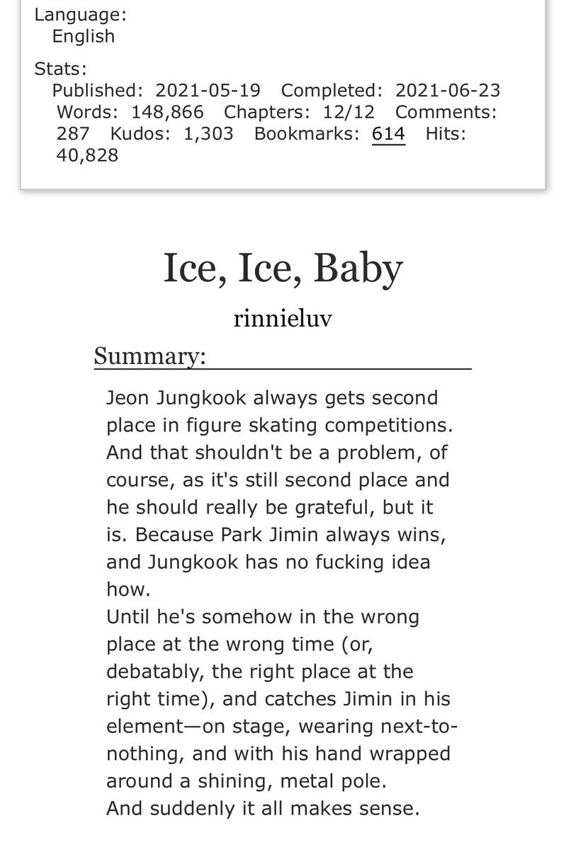 kooluvminie's tweet photo. GUYS TRUST ME THIS FIC OMGGGGGG IS LITERALLY MY TOP 5 π«
#readwithmay https://t.co/fPQ2flRVCJ