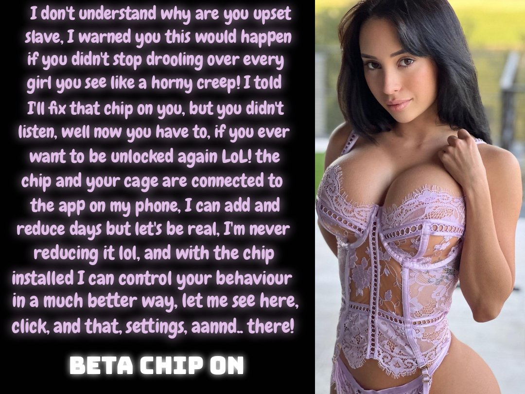 ChasteCaptioner's tweet photo. #femdom #chastity #beta #loser #caption #betachip #keyholder #Goddess https://t.co/46qbH40Kb9