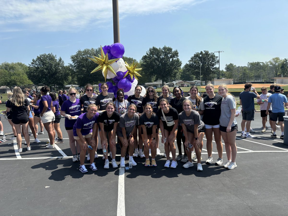 They are all here!! 💜💛 

We kicked off the school year with the Student Athlete Kickoff! Good luck to all the Bearcats this year!