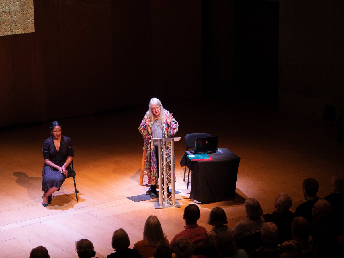 A fascinating evening, as classicist Mary Beard illuminated stories of women from the ancient world, illustrated by entrancing songs and arias performed by soprano Nardus Williams and lutenist Elizabeth Kenny.
