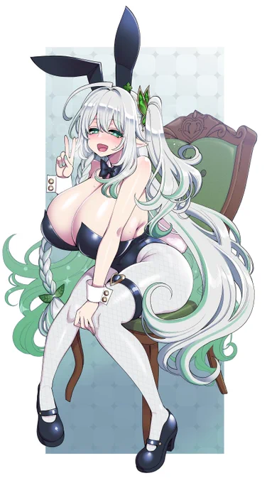 これはかつてテイワットに居た叡智の草神クラクサナリデビ様激似コスプレイヤーのマハールッカデカーパイさんのバニーガールコスプレ