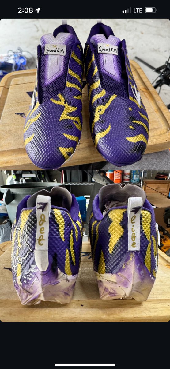 #LSU RB commit Harlem Berry is set to wear a pair of customized LSU cleats for his senior campaign.

The No. 1 RB in America is up to 6’0, 185 pounds as he looks to cap off a dominant prep career.

Berry is all in with the Tigers where he prepares to sign with LSU in December.