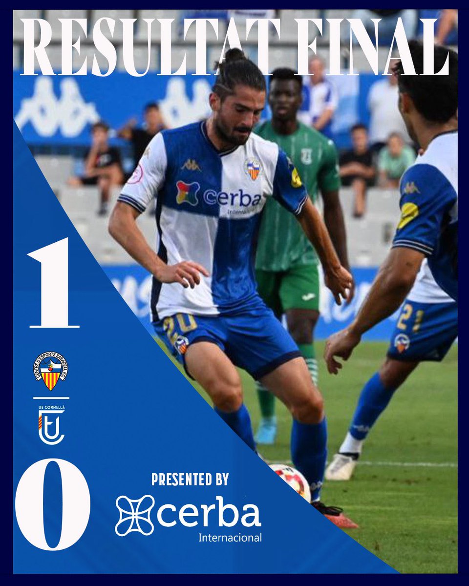 CESabadell's tweet photo. 90' | 1-0 | #SabadellCornella

✅ FINAAAAAALLLL A LA NOVA CREU ALTA!

🔜 HEM VINGUT A PATIR FINS AL FINAL, PERÒ PASSEM DE RONDA!!!!

#AMQM https://t.co/3jjZbitIvk