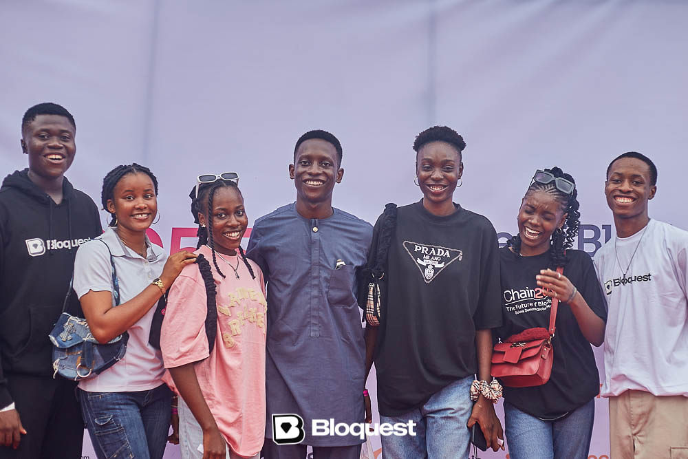 joinbloquest's tweet photo. Yesterday, The Team stormed the #Chain2055 event, entering with a Bang! and leaving with our signature message "JoinBloquest" carved into the minds and souls of attendees ๐
It's always amazing to see the impact we bring ๐
Look out for your photos here: https://t.co/shJacVXnS2 https://t.co/CPqS70OSHC