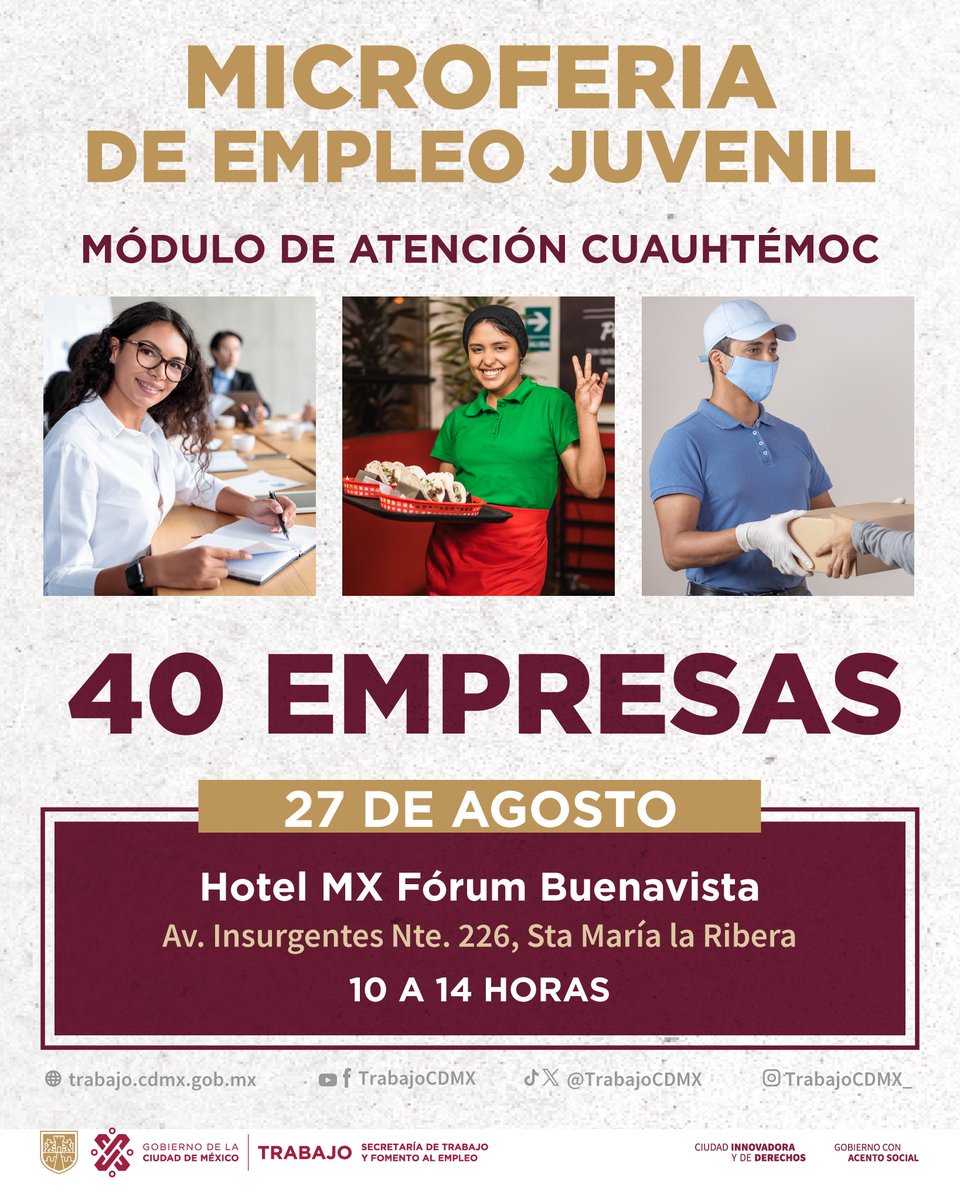 Servicio Nacional de Empleo CDMX tweet media