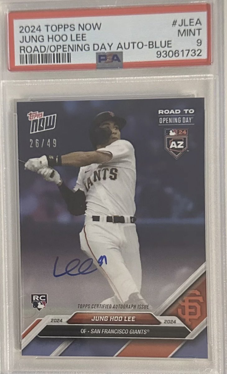 イジョンフ 2024 Topps Pristine 直筆サイン /150枚限定 0 Topps 