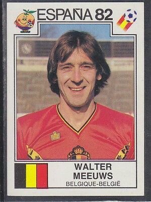 📸 || Card do defender belga Walter Meeuws, para disputa da Copa do Mundo de 1982, na Espanha.