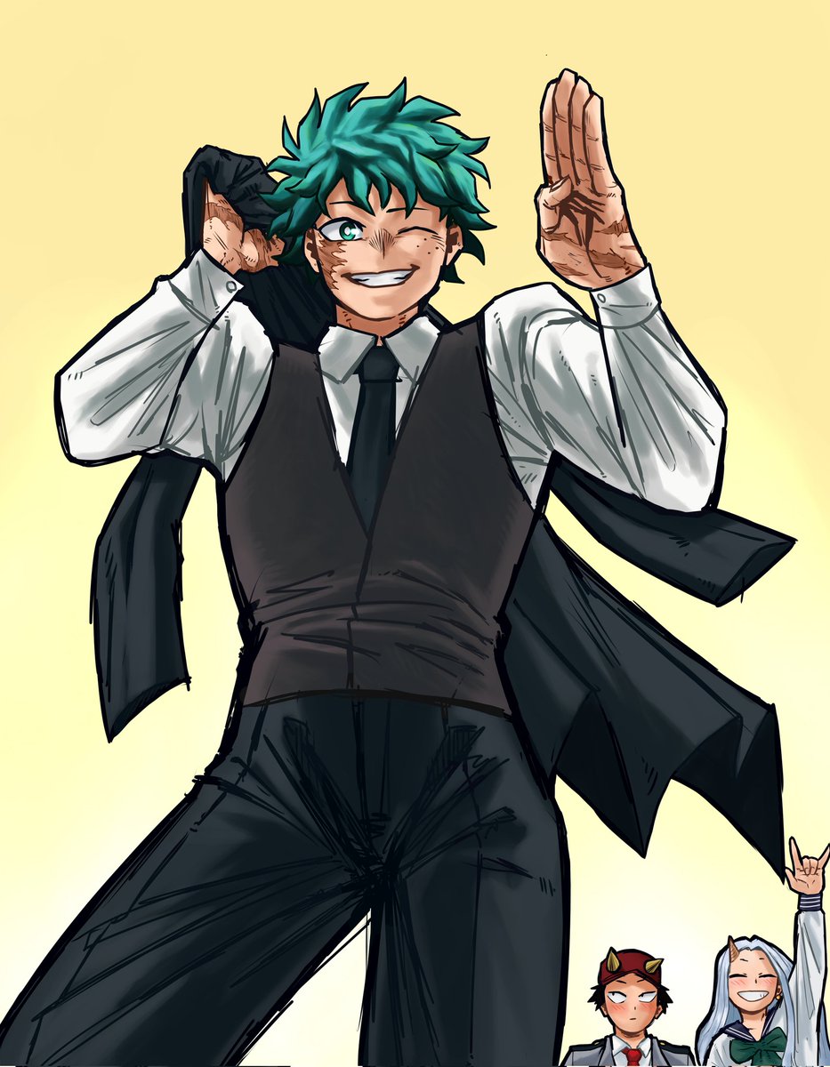 Averageguy004's tweet photo. Deku sensei sketch because he's adorable https://t.co/8hjX0yPXrq