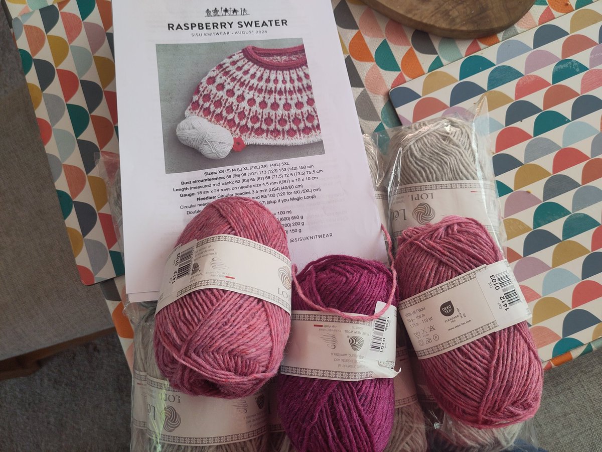 Next week I go for long awaited surgery on my leg. Bit nervous. But it's ok, I have a knitting project lined up ...