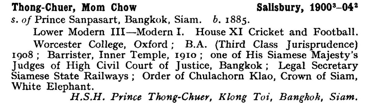 karendebruyne's tweet photo. #findoftheday 
Looking at school records for one of our distant family, found on @thegenealogist records for Malvern College, 2 entries under the one I was looking for is a Siam Prince....
 #Genealogy #FamilyHistory #FamilyTree #Genealogist https://t.co/NVq9wrG1va