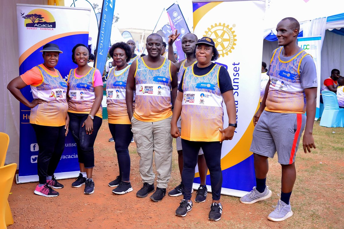 Jessicazziwa's tweet photo. I did participate in the cancer run 2024 together with my club the Rotary Club of Acacia sunset @RotaryAcaciasu1 .All proceeds go towards building the cancer center in Nsambya Hospital.#CancerRun2024 @UgRotaryCancerP https://t.co/O3oxX2Dlpg