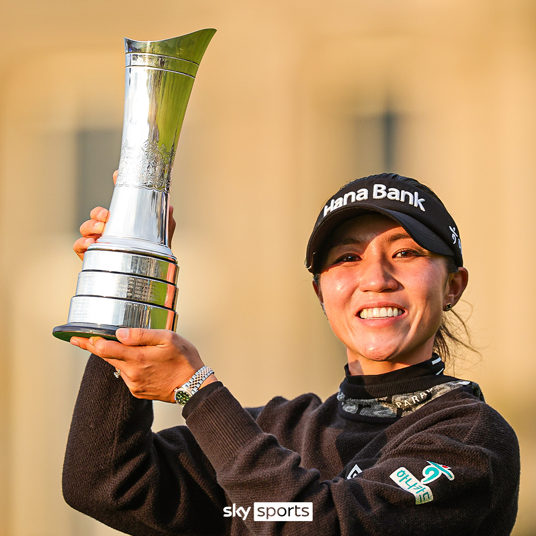 SkySportsGolf's tweet photo. What a day for Lydia Ko ❤️🏆 https://t.co/Qm1OUQyAWm