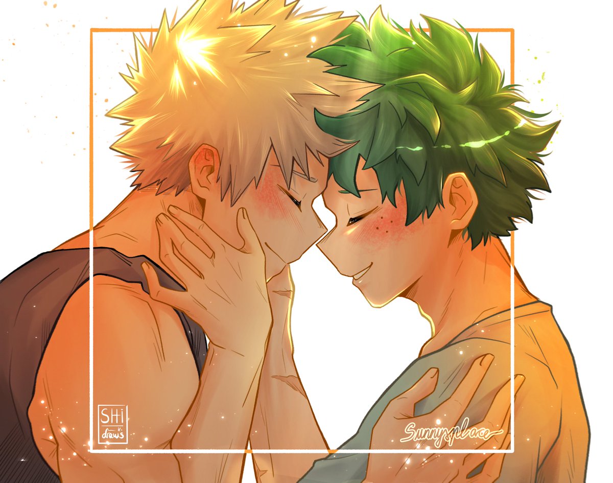 My Hero 🧡💚🥹

Line Art: <a href="/sunnyxplace1/">sunny~✨</a> 
Coloring: <a href="/OhShiDraws/">Shi | working on new merch ☀️</a> 

#bkdk #bakudeku #katsudeku