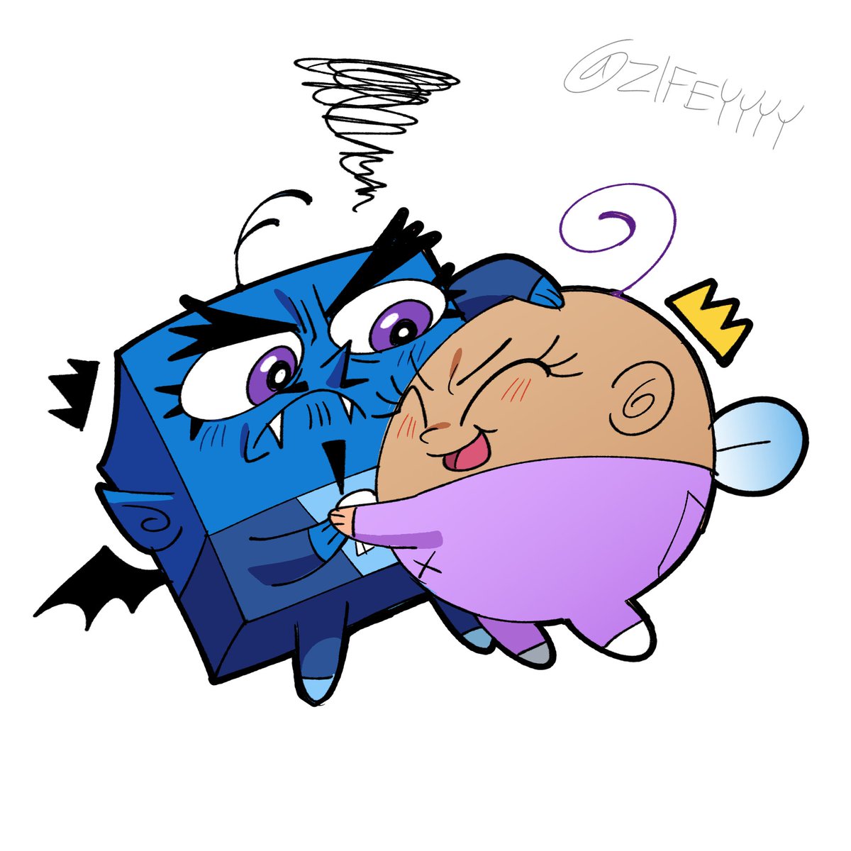silly fairy adults (designs insp by @/_BLUBOT_)