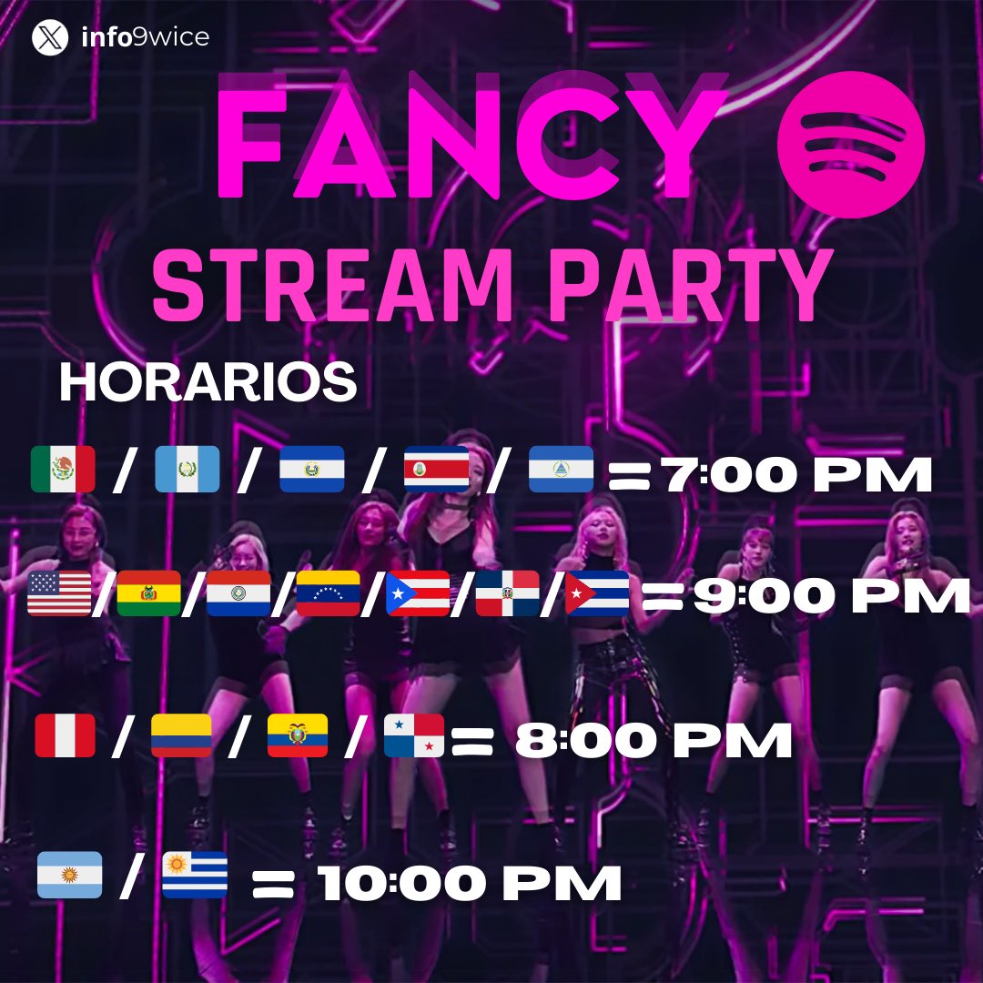 info9wice's tweet photo. FANCY STREAM PARTY 🩷🎉 

CHAT PARA EL STREAM PARTY:
https://t.co/dAXuZkqQyZ

Playlist: https://t.co/akOmp19KFv https://t.co/yXExvs5tRd