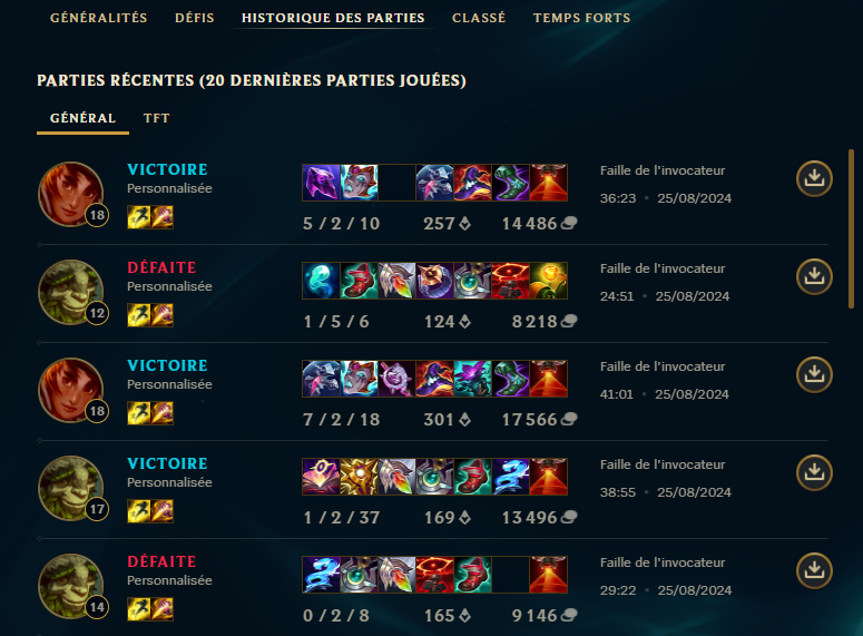 🏆ET C'EST LA WIN 🏆🦧
Content de rejouer en équipe après autant de temps, c'était une bonne remise en jambes. GG a ma team <a href="/Kitano_LoL/">Kitano</a> <a href="/tikylol/">t</a> <a href="/Wakzlol/">Wakz | Solary</a> <a href="/TraYt0N/">TraYtoN</a>
