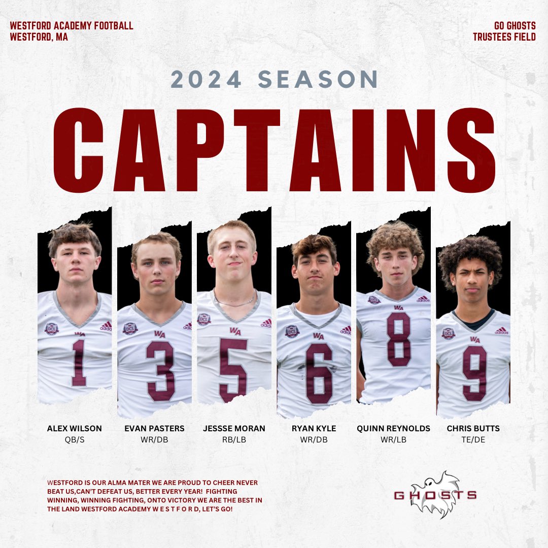 Introducing the 2024 WA Football Captains! #GHOSTPRIDE