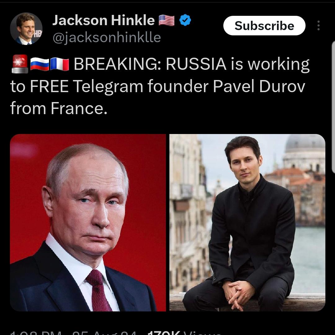 Johnbash8's tweet image. #FREEDUROV