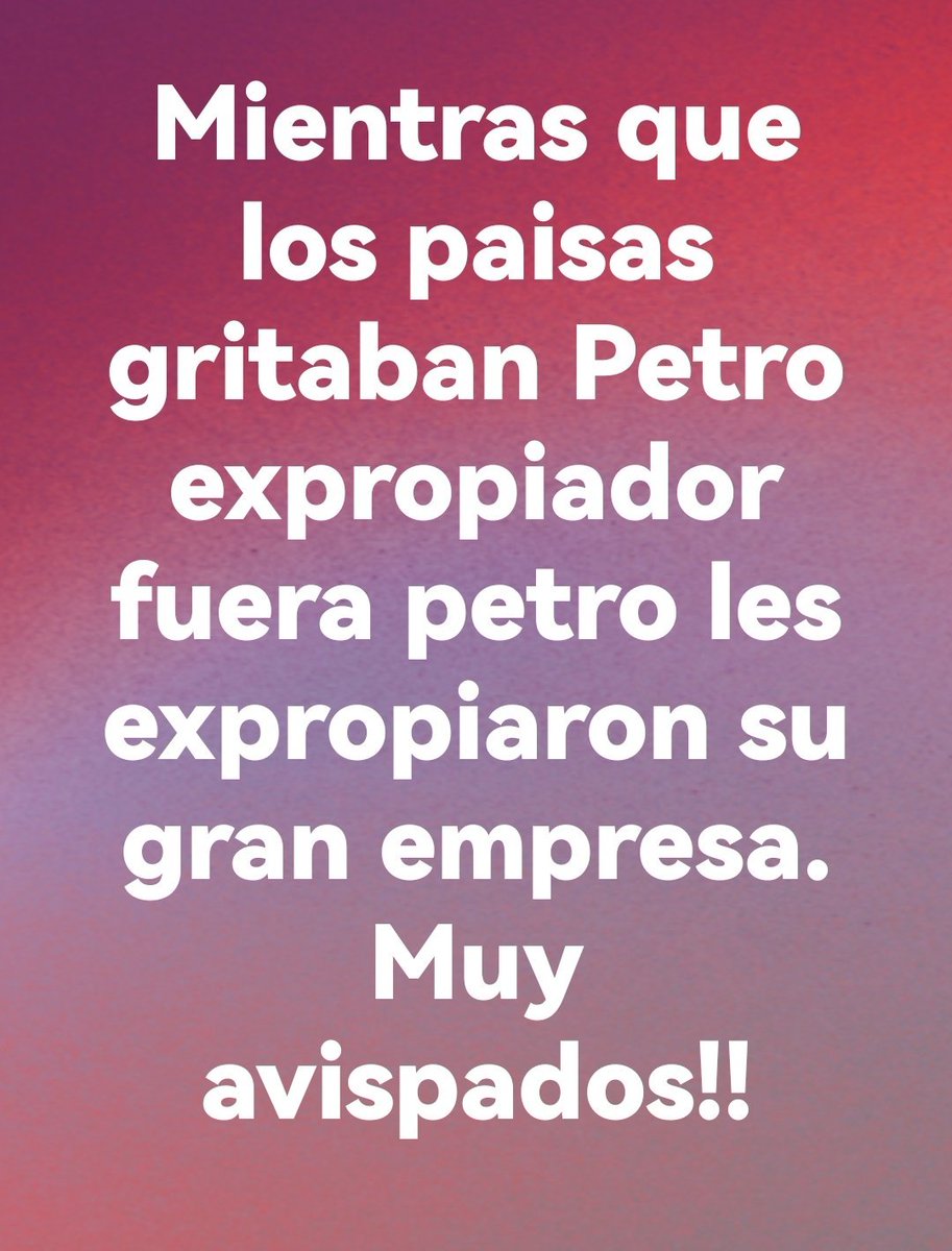 #FueraPetro. Jejeje