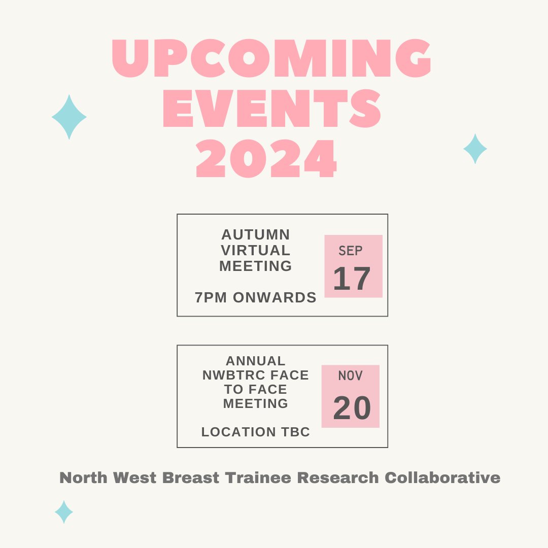 nwbtrc's tweet photo. We're back post changeover and rearing to go! 🤓Mark your diaries for the following dates. 🗓️Links and location to follow soon. Join our mailing list to get exclusive access 💫 https://t.co/SiSO7I7nfk