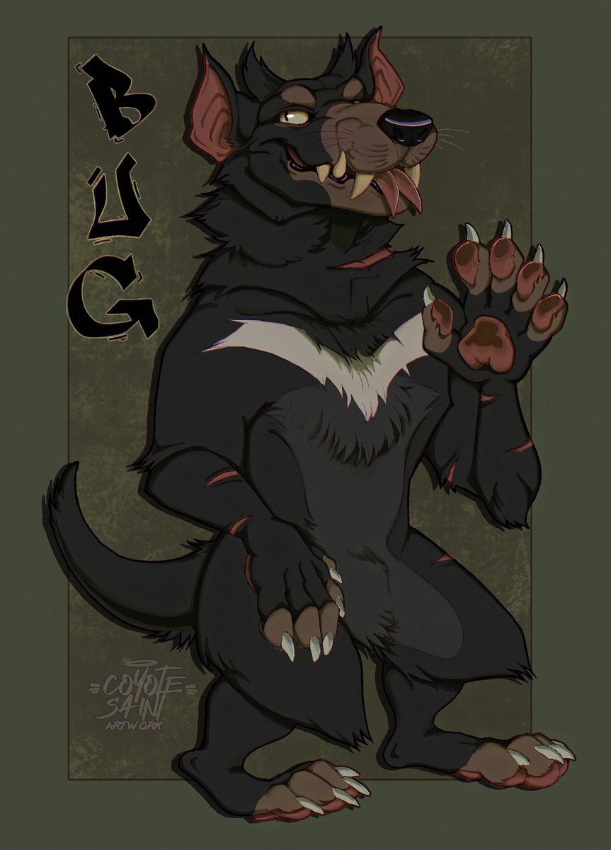 coyotesaint's tweet photo. badge for @Bug_The_Devil https://t.co/NWUuw2fzEf