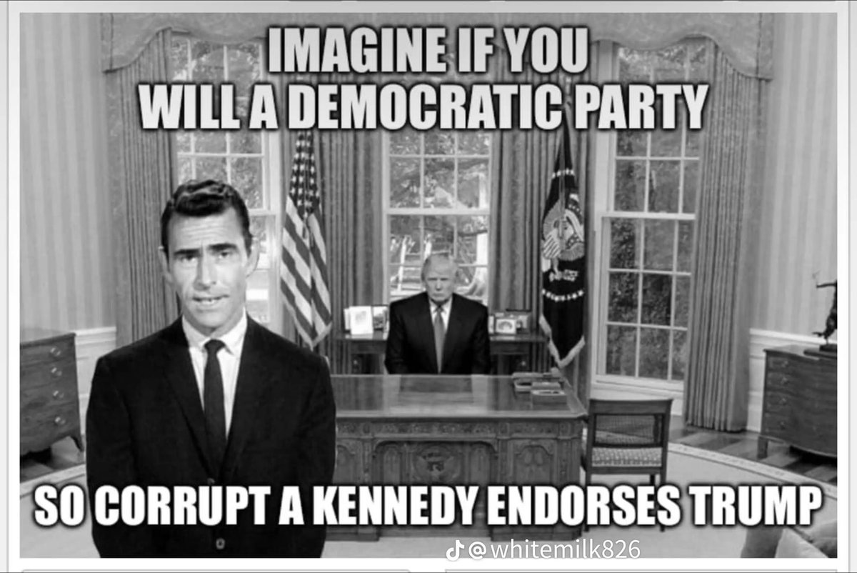 <a href="/Doctor_I_am_The/">Richard M Fleming, PhD, MD, JD</a> <a href="/KerryKennedyRFK/">Kerry Kennedy</a> <a href="/RobertKennedyJr/">Robert F. Kennedy Jr</a> The Democrats are no different from the Mafia and have pure mob mentality. I work in Hollywood and a lot of my friends will be voting for President Trump. Way more than people know. But, for them to say it publicly, would cause brutal, vicious attacks (like those of the Kennedys